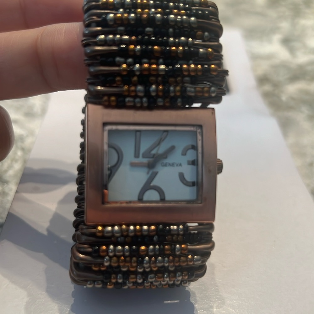 Beaded watch
